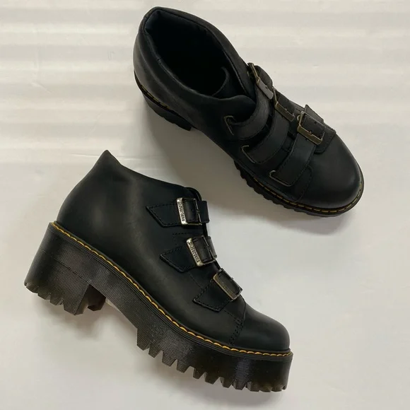Dr. Martens Black Combat Boots - Picture 9 of 13